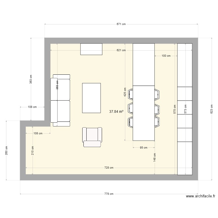 De Chollet. Plan de 0 pièce et 0 m2