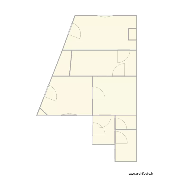 Croquis inconnu. Plan de 