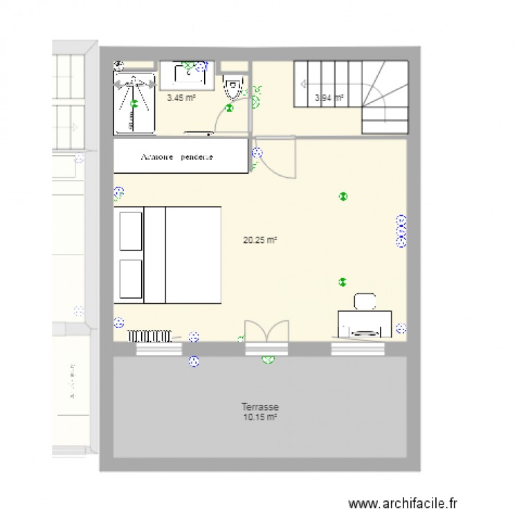 Arnaud Projet sdb 2. Plan de 0 pièce et 0 m2