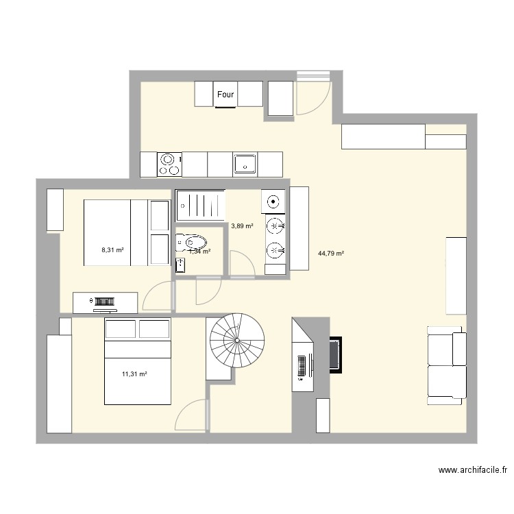 La Roquette 8. Plan de 0 pièce et 0 m2