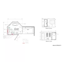 Salle de bain des maitre Nathalie mur soufl&eacute; lavabo