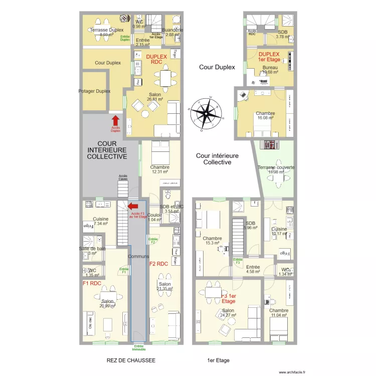 LAURINO IMM. Plan de 