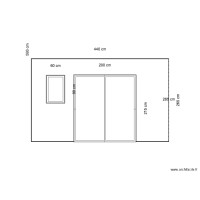 PLAN facade ouest extension