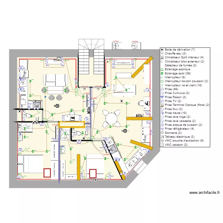 3eme &eacute;tage V09. Plan de 
