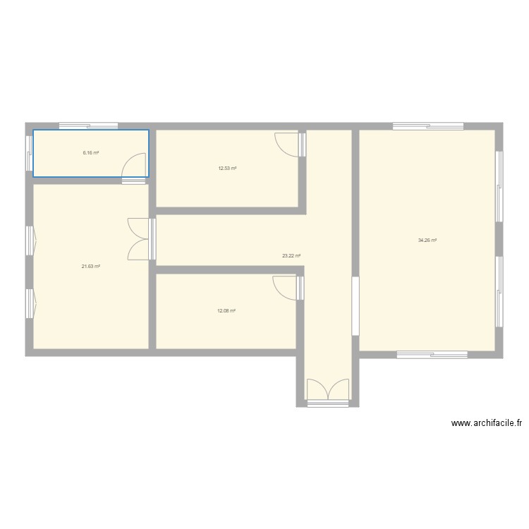 MAISON AU HAZARD. Plan de 0 pièce et 0 m2