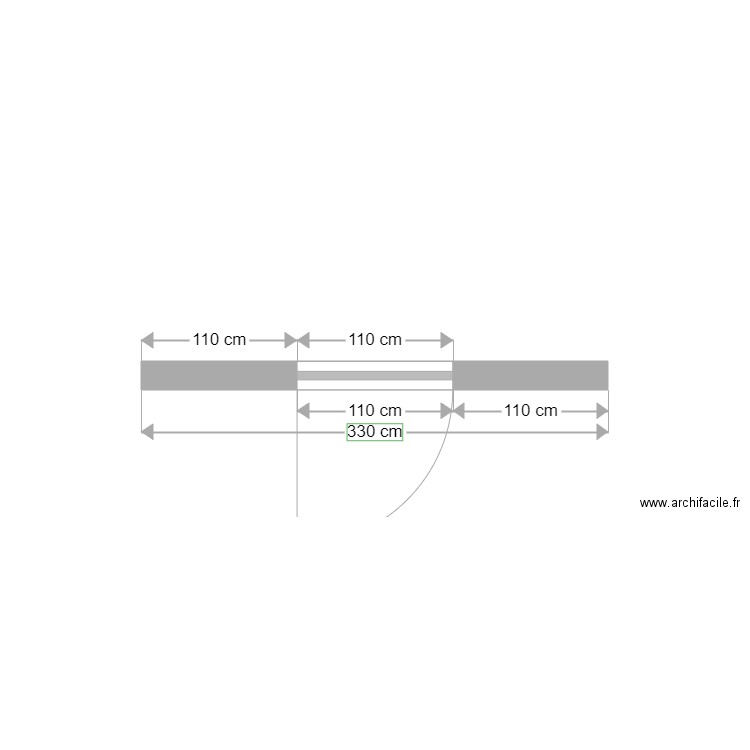 Façade EST FRED. Plan de 0 pièce et 0 m2