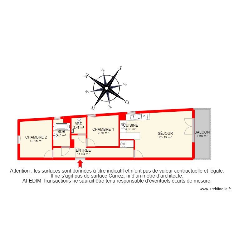 BI 12989 - . Plan de 0 pièce et 0 m2