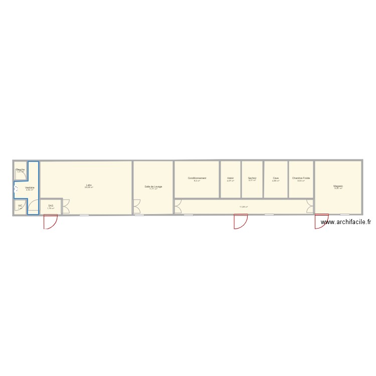 from1. Plan de 0 pièce et 0 m2