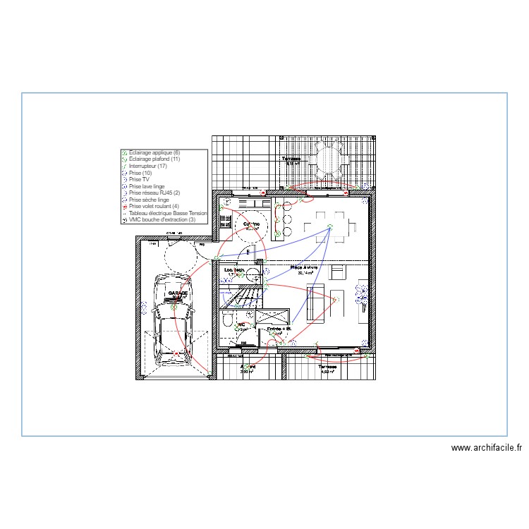 CONFORT FACILE AUSTRALE RDC . Plan de 0 pièce et 0 m2