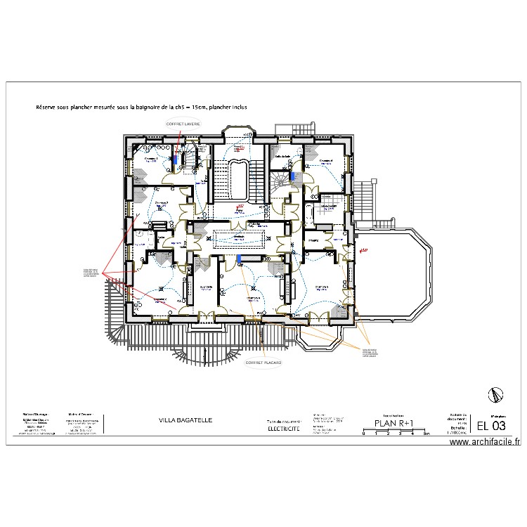 Bagatelle R+1. Plan de 0 pièce et 0 m2