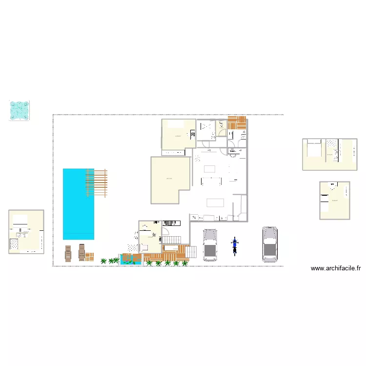 plan maison 6. Plan de 