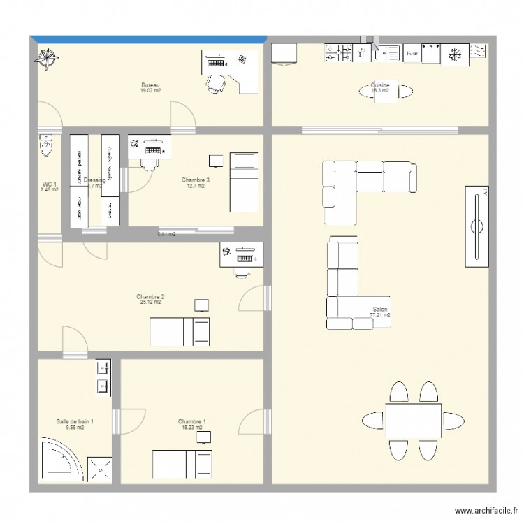 La maison du futur . Plan de 0 pièce et 0 m2