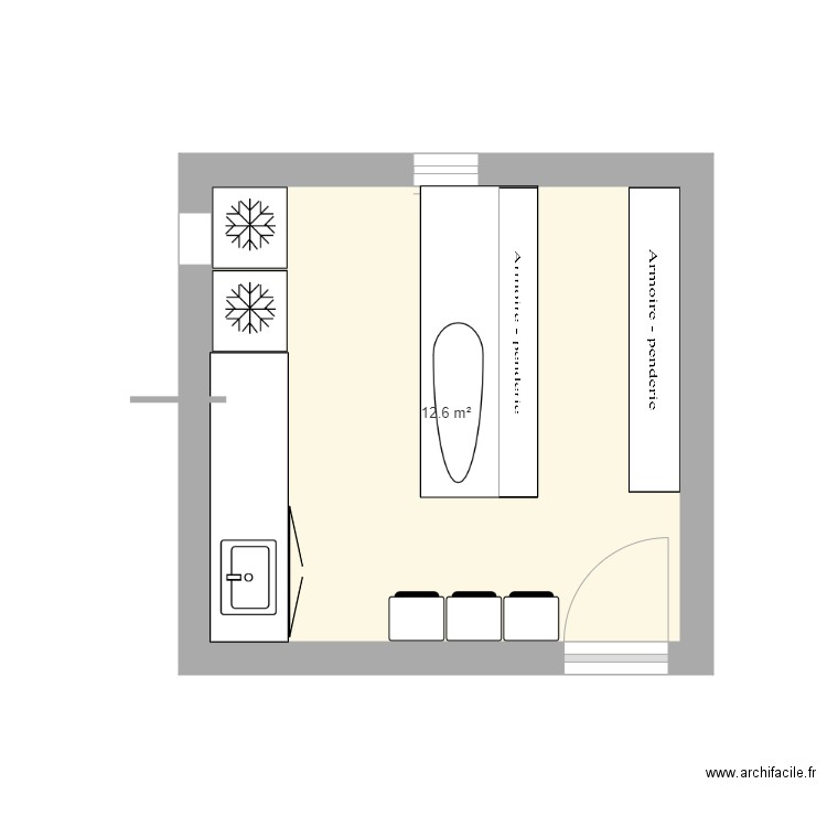 buanderie aménagement 1. Plan de 0 pièce et 0 m2