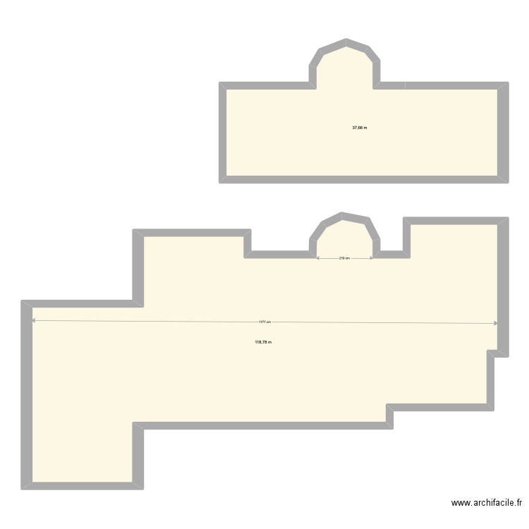 20221031-pinares. Plan de 2 pièces et 156 m2