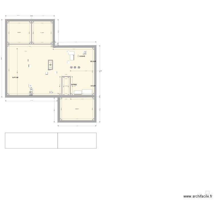 PLAN TYPE CHAMBRE PARENTALE  k. Plan de 0 pièce et 0 m2