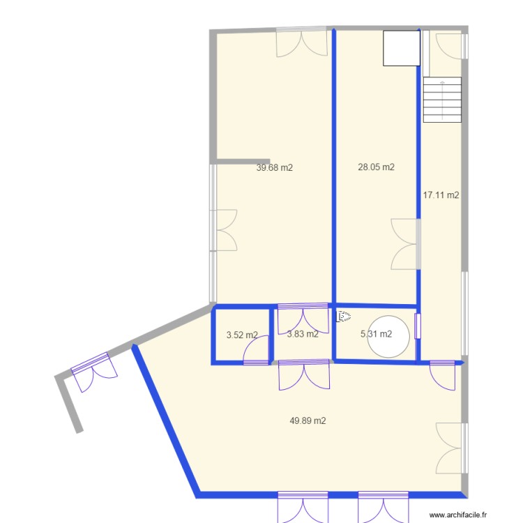 extension espace culturel projet. Plan de 0 pièce et 0 m2