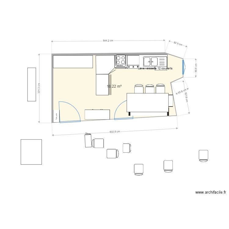 new test. Plan de 0 pièce et 0 m2