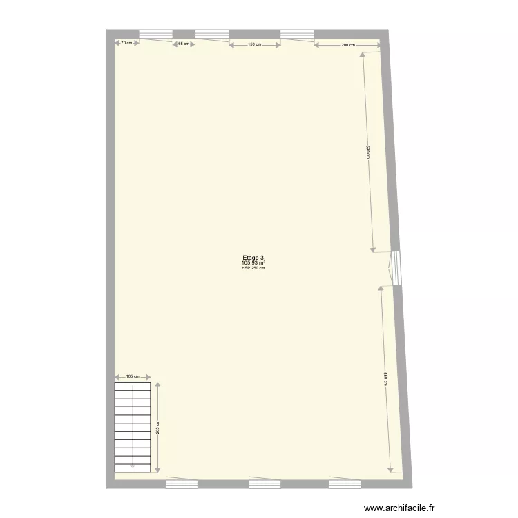 Etage 3 IDR Boutiers. Plan de Etage 3 IDR Boutiers. Plan de