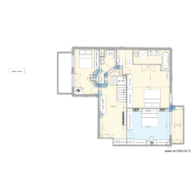 placen rdc. Plan de 0 pièce et 0 m2