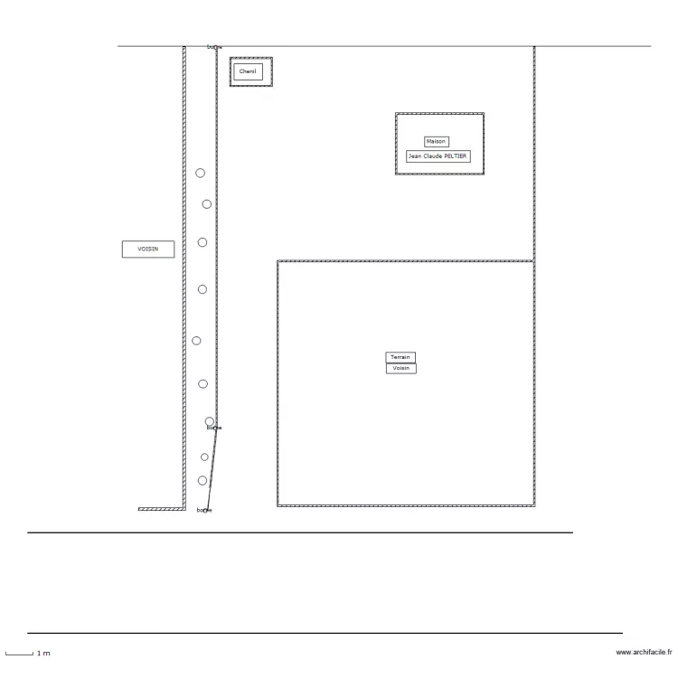 terrain Jean Claude. Plan de 