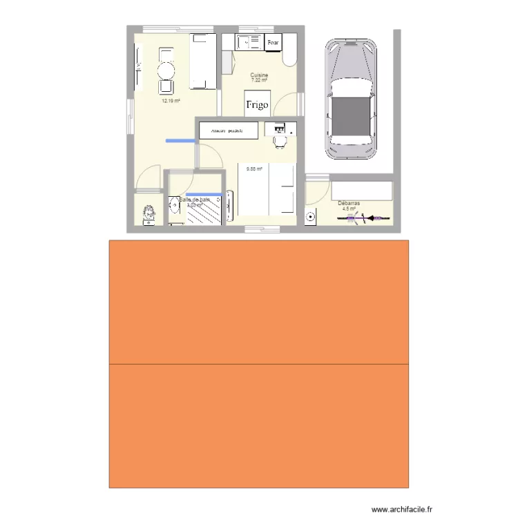 T2 Balat&eacute;. Plan de 