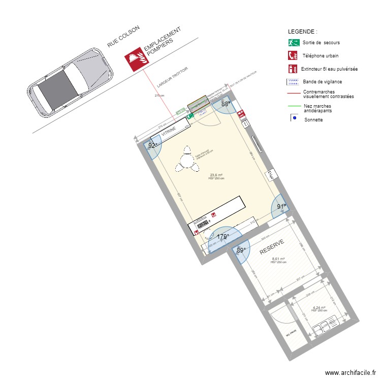 HIGH SOCIETY. Plan de 4 pièces et 38 m2