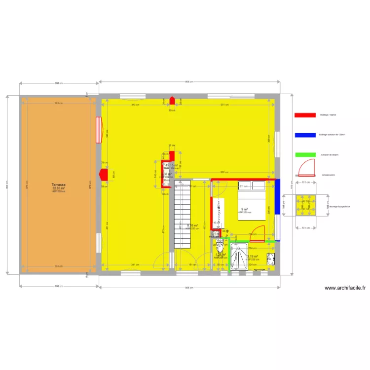 SWIXIM Orgelet projet. Plan de 