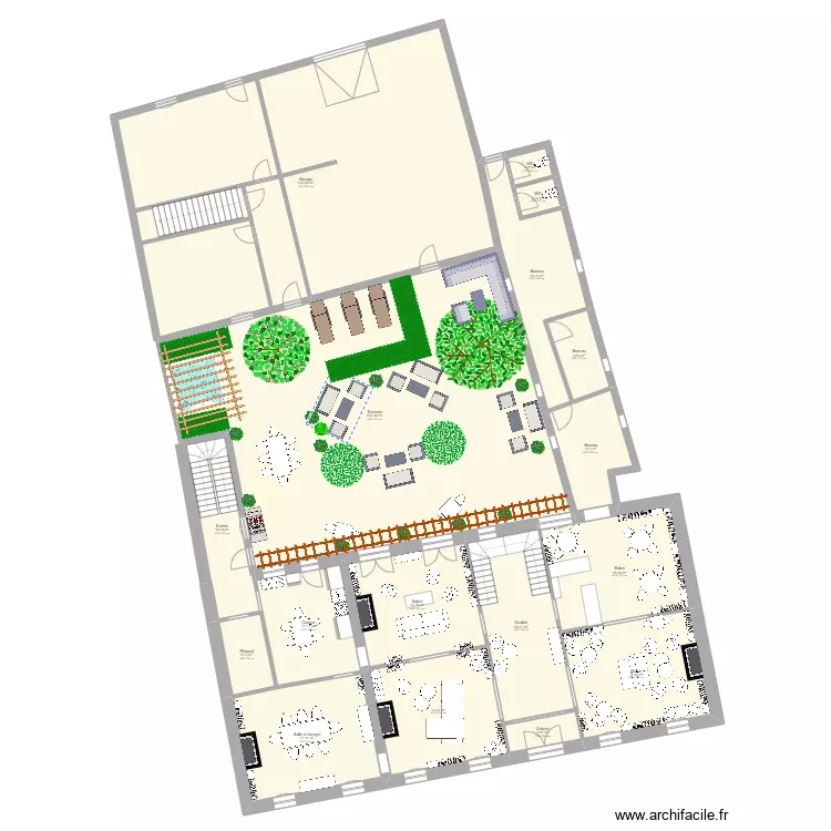 maison martin rdc . Plan de 