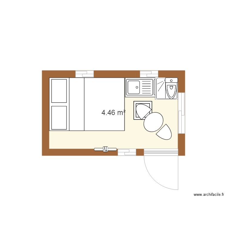aménagement camion V2. Plan de 0 pièce et 0 m2
