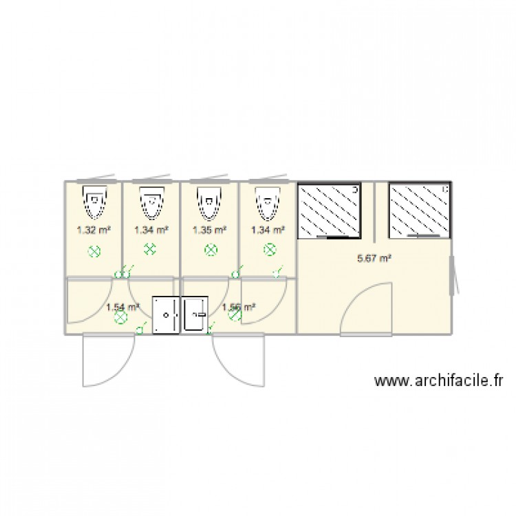 GUEZ CARAIBES 5 LOC. Plan de 0 pièce et 0 m2