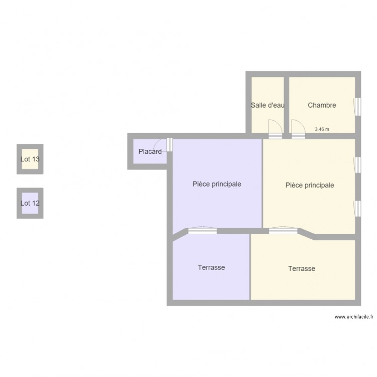 Plan EDD dossier Bulles. Plan de 0 pièce et 0 m2