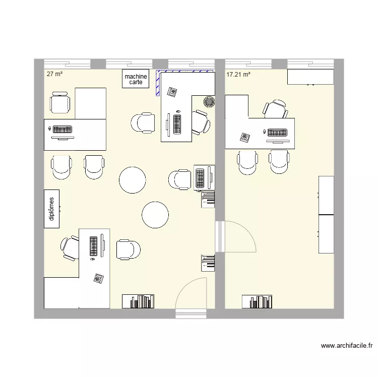 Nouveau bureau accueil 2. Plan de 