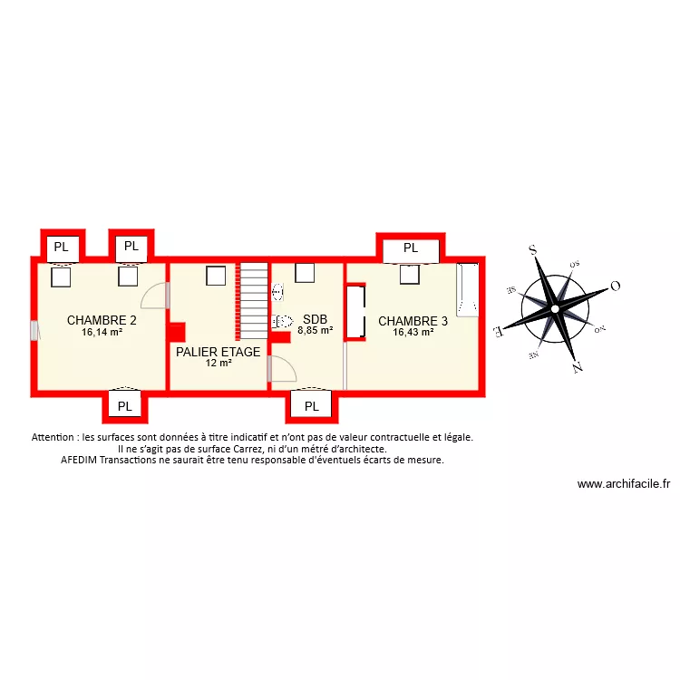 BI 7783 ETAGE. Plan de 