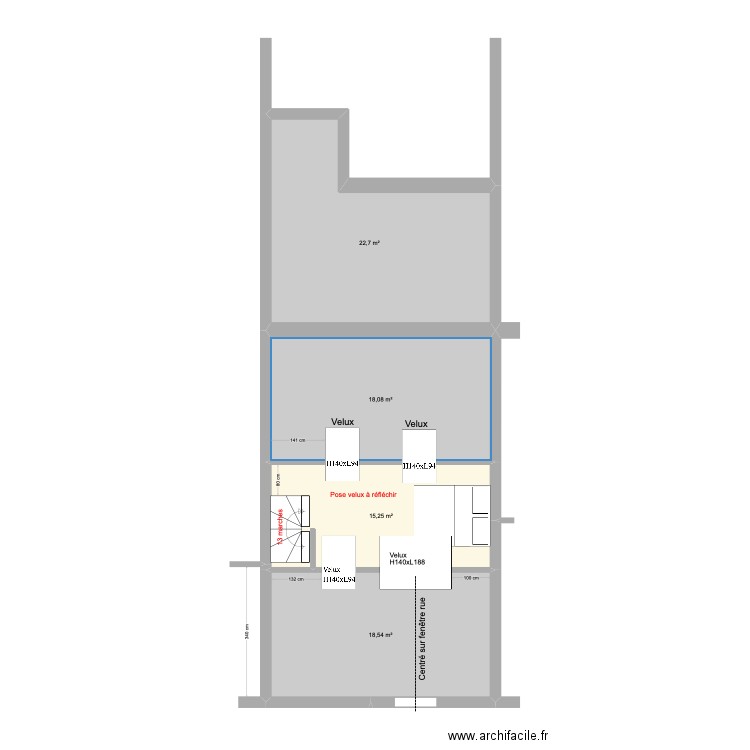 Banning 83 4e étage Def. Plan de 4 pièces et 75 m2