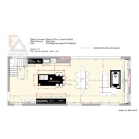 Plan cuisine salon projet Gaillard Poles 4