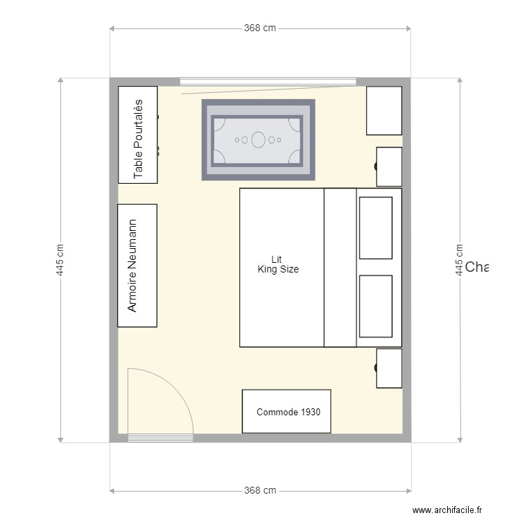 Chambre à coucher JP. Plan de 0 pièce et 0 m2