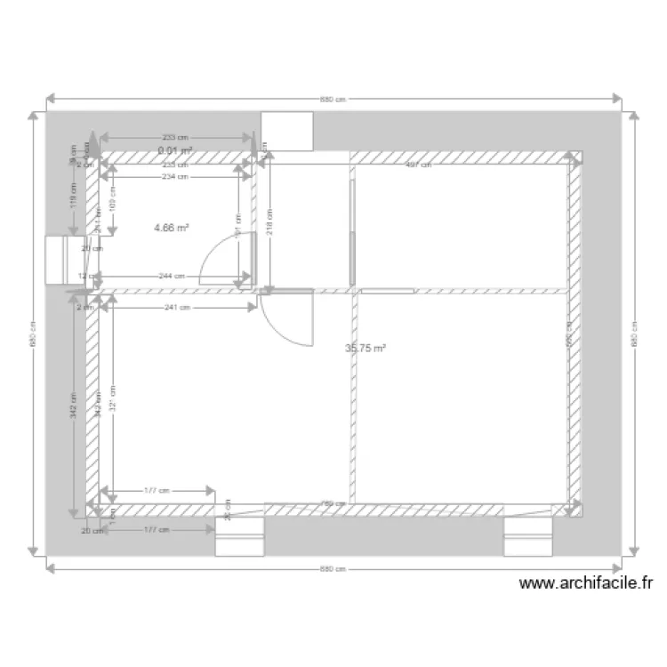 maison greg a jour. Plan de 