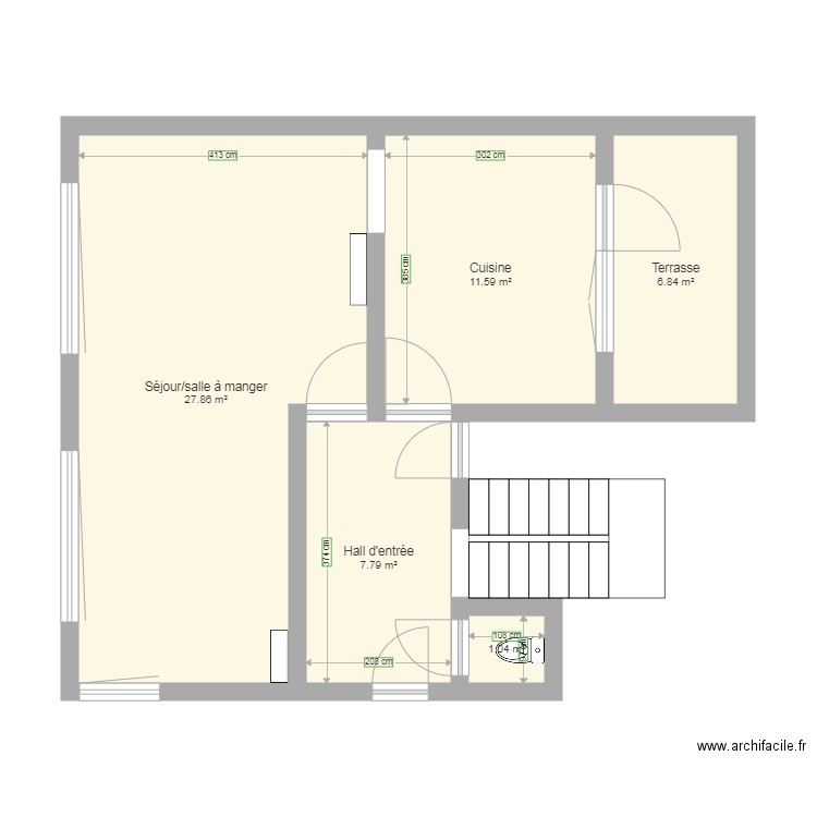 REZ Cité des Espinois. Plan de 0 pièce et 0 m2