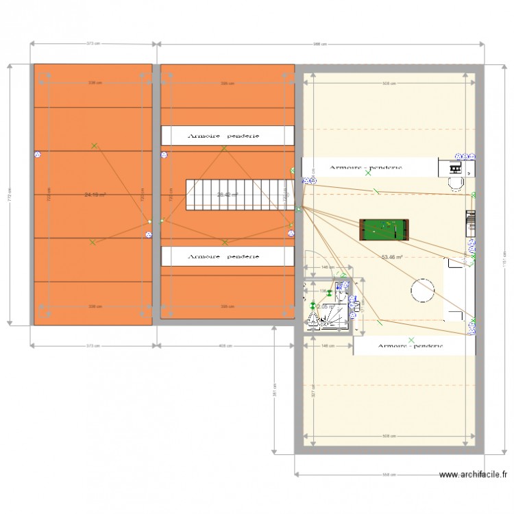 COMBLES. Plan de 0 pièce et 0 m2