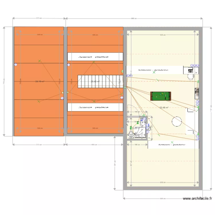 COMBLES. Plan de 