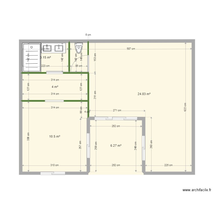 BUNGALOW ENTREE 30 11 2020. Plan de 0 pièce et 0 m2