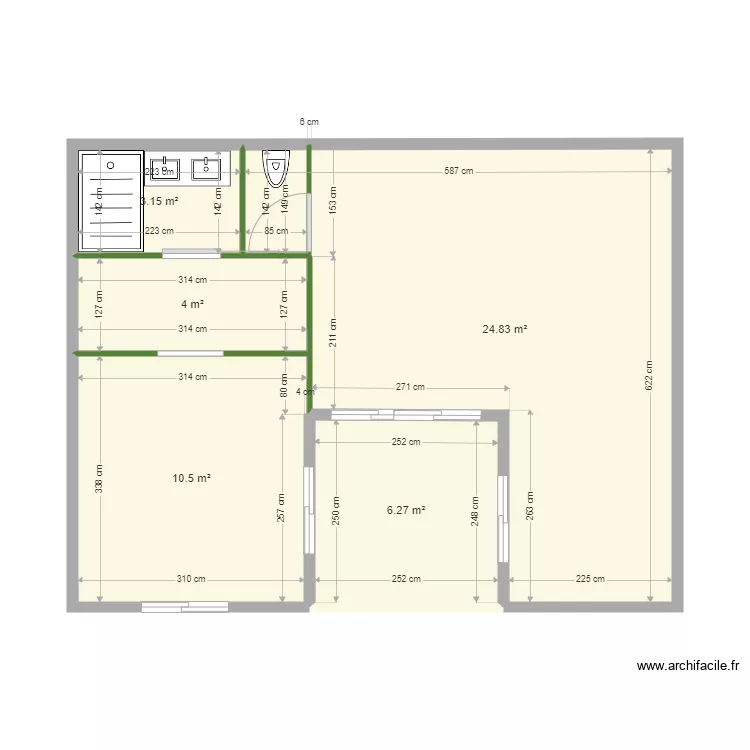 BUNGALOW ENTREE 30 11 2020. Plan de 0 pièce et 0 m2