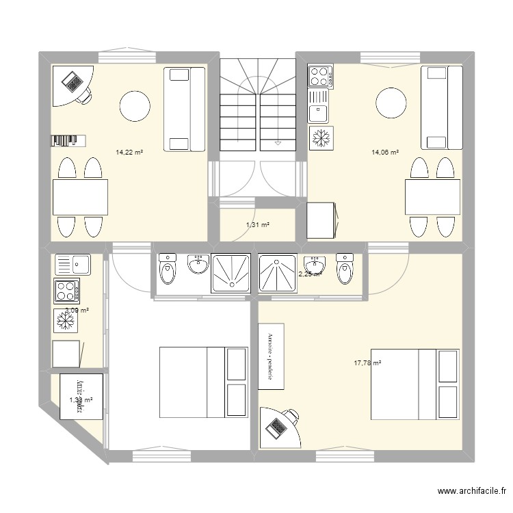 Abbaye 32 essai hélène. Plan de 0 pièce et 0 m2