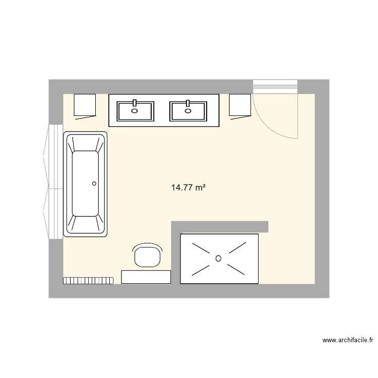 salle de bain3. Plan de 0 pièce et 0 m2