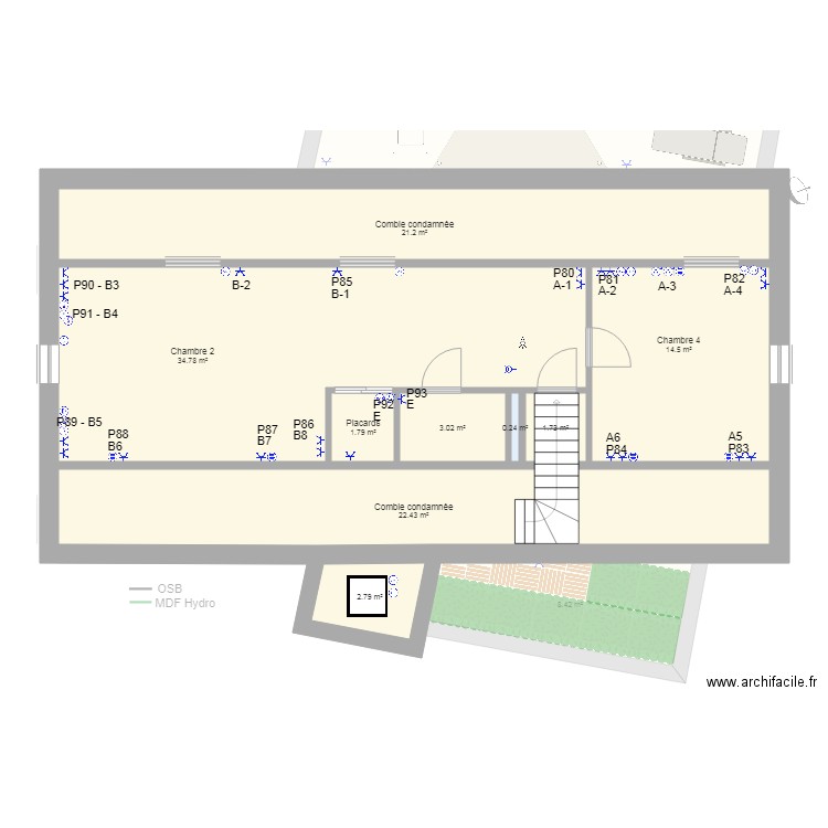 Maison PLAN ELEC. Plan de 0 pièce et 0 m2