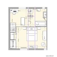 plan appartement origine 1er étage mur