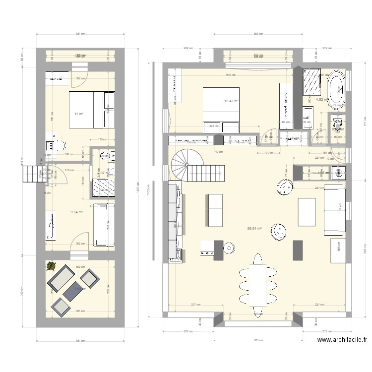 voltaire11. Plan de 0 pièce et 0 m2