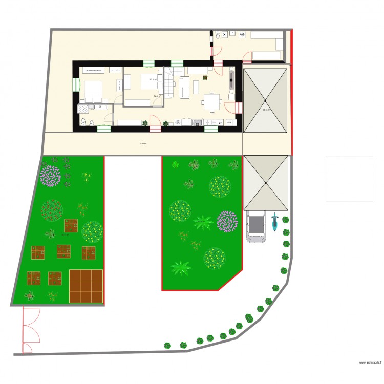 villa delle rose 26. Plan de 0 pièce et 0 m2