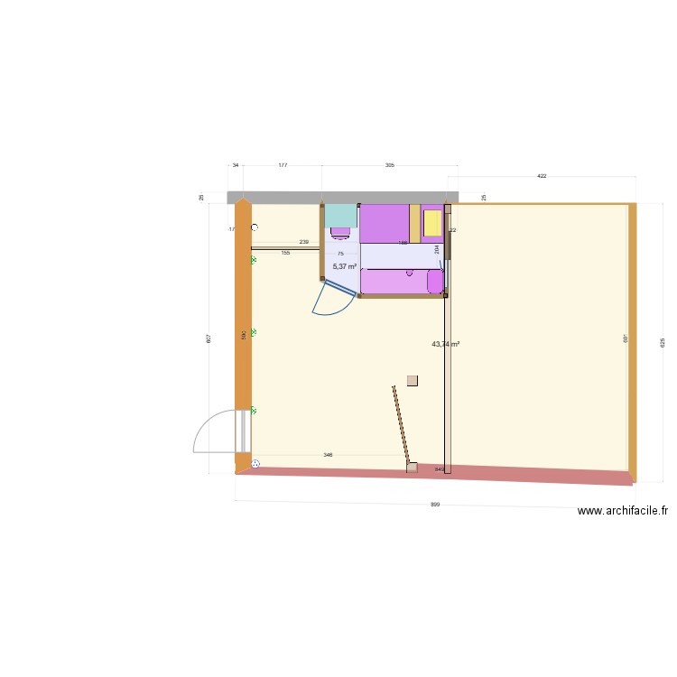 Abris sur terrasse 05. Plan de 0 pièce et 0 m2