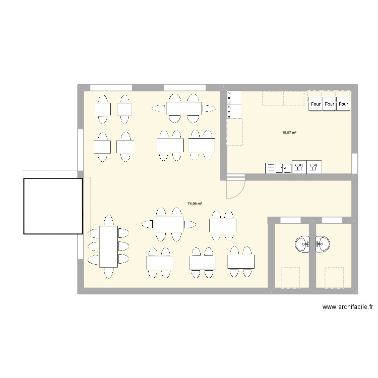 resto2. Plan de 0 pièce et 0 m2